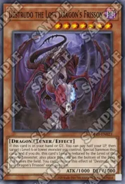 Yugioh! Destrudo the Lost Dragon's Frisson - OP19-EN023 - Common - Unlimited Nea - Image 1