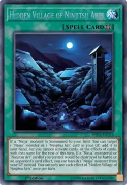 Yugioh! LP Hidden Village of Ninjitsu Arts - SHVA-EN014 - Secret Rare - 1st Edit - Image 1