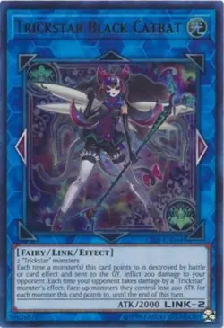 Yugioh! LP Trickstar Black Catbat - CIBR-EN044 - Ultra Rare - Unlimited Edition - Image 1