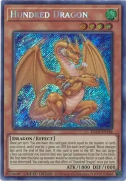 Yugioh! LP Hundred Dragon - DLCS-EN146 - Secret Rare - Limited Edition Lightly P - Image 1