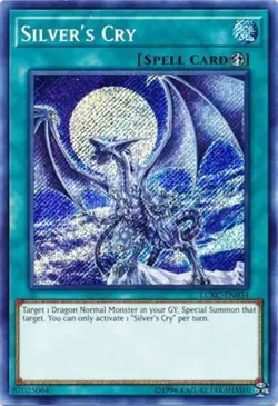 Yugioh! LP Silver's Cry - LCKC-EN034 - Secret Rare - Unlimited Edition Lightly P - Image 1