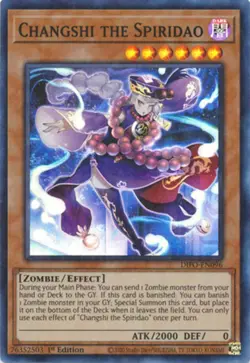 Yugioh! LP Changshi the Spiridao - DIFO-EN096 - Super Rare - 1st Edition Lightly - Image 1