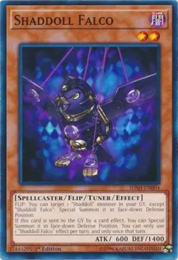 Yugioh! LP Shaddoll Falco - SDSH-EN004 - Common - 1st Edition Lightly Played, En - Image 1