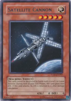 Yugioh! LP Satellite Cannon - TU01-EN007 - Rare - Unlimited Edition Lightly Play - Image 1