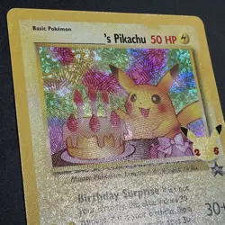 Birthday Pikachu Pokemon Trading Card #24 Celebrations Classic Collection - Image 2