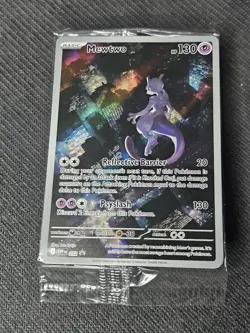 MEWTWO SVP 052 Scarlet Violet 151 Promo Illustration Rare Pokemon Card SEALED - Image 1
