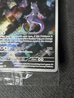 MEWTWO SVP 052 Scarlet Violet 151 Promo Illustration Rare Pokemon Card SEALED - Image 4