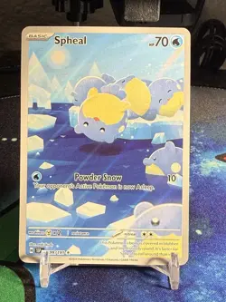 Spheal 199/191 Sv08: Surging Sparks Holo Near Mint NM Pokemon Card TCG - Image 1