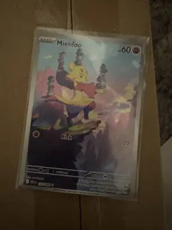 Mienfoo 133/086 WHT EN-White Flare Illustration Rare Pokemon Card NM English - Image 1
