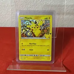 Pokemon Pikachu TCG McDonald's Promo Card 25/25 Holo - Image 1