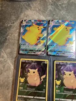 Pokemon 25Th Anniversary Celebrations ￼Flying Pikachu VMAX V Card Collection Set - Image 4