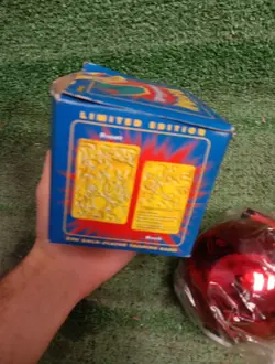 23K Gold Plated CHARIZARD Trading Card 1999 Burger King Pokemon Ball NEW SEALED - Image 4