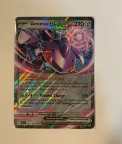 Pokemon TCG Genesect EX Black Bolt Holo Double Rare Card 067/086 NM Condition - Image 1