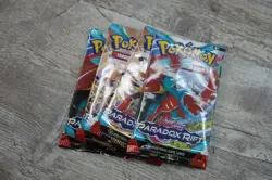Pokemon Cards - Scarlet & Violet Paradox Rift - BOOSTER PACKS (4 Pack Lot) - New - Image 1