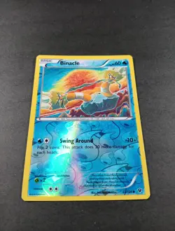 Pokemon Fates Collide Binacle Reverse Holo Common Card 22/124 NM - Image 1