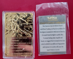 Pokemon 23 Karat Gold-Plated Trading Cards Complete Set of 6 Limited Edition - Image 3