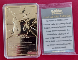 Pokemon 23 Karat Gold-Plated Trading Cards Complete Set of 6 Limited Edition - Image 5