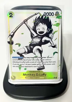 One Piece Card Game Monkey D Luffy ST13-014 Alt Art Card The Three Brothers NM - Image 2
