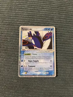 Pokemon TCG Kyogre-EX Black Star Promos Holo Card 37 - Image 1