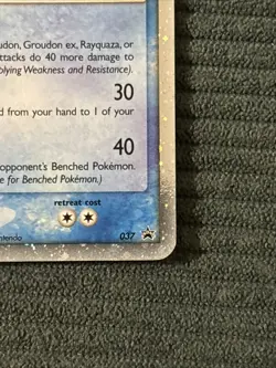 Pokemon TCG Kyogre-EX Black Star Promos Holo Card 37 - Image 4