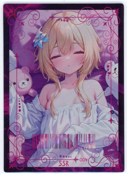 ❤LUMINE - Goddess Story Anime Waifu Card - MEISE 2 - MEI SE 2 - SSR-004 GENSHIN - Image 1