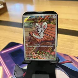 Minccino 152/086 Black Bolt Illustration Rare Pokemon Card NM English - Image 1