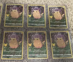15 Pokemon Pikachu TCG Holo Ultra Rare Cards Celebrations 005/025 NM - Image 3
