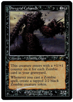 Diregraf Colossus 840 Retro Frame Foil Bonus Card Secret Lair MTG Near Mint - Image 1