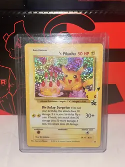 Birthday Pikachu Pokemon Trading Card #24 Celebrations Classic Collection 🔥🔥 - Image 1