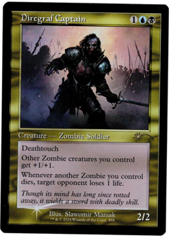 Diregraf Captain 858 Retro Frame Foil Bonus Card Secret Lair MTG Near Mint - Image 1