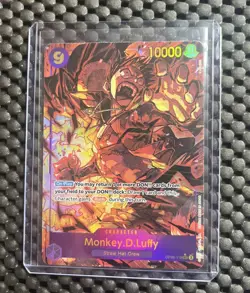 One Piece TCG Emperors in the new World Monkey D Luffy OP09 119 SEC ALT ART Card - Image 1