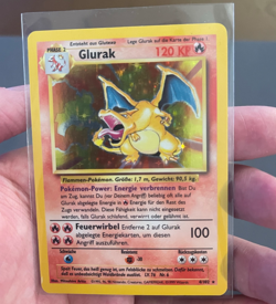 Pokemon TCG - Charizard (Glurak) - Base Set 4/102 Rare Holo 1999 - German Card - Image 2