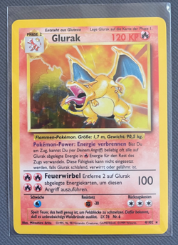 Pokemon TCG - Charizard (Glurak) - Base Set 4/102 Rare Holo 1999 - German Card - Image 4