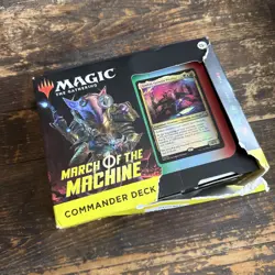 March of the Machine Commander Deck: Tinker Time (Green-Blue-Red) BOX DAMAGE 195166208381 - Image 1