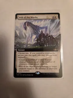 Will of the Mardu (Extended Art) Commander: Tarkir: Dragonstorm Regular #57 MTG - Image 1