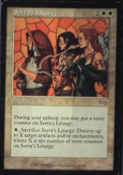 Serra's Liturgy - Urza's Saga: #49, Magic: The Gathering Lp R36 - Image 1