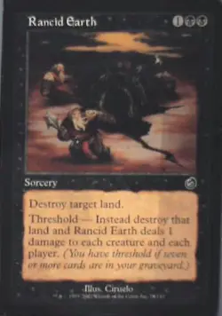 Rancid Earth - Torment: #78, Magic: The Gathering Lp R36 - Image 1