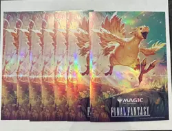 Lot of 7 MTG Final Fantasy CHOCOBO Print Foil 5" X 7" - Image 1