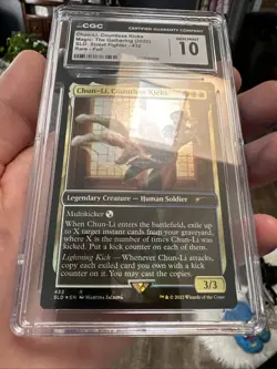 CHUN-LI COUNTLESS KICKS Secret Lair Foil Street Fighter CGC 10 MTG - Image 2