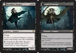 [1x] Bloodline Keeper // Lord of Lineage Slight Play, JAPANESE Innistrad MTG Mag - Image 1