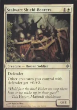 Stalwart Shield-Bearers - Rise of the Eldrazi: #46, Magic: The Gathering Nm R202 - Image 1