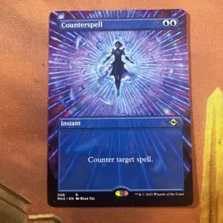 MTG / Counterspell - Borderless - Modern Hotizons 2 - Nm/very Lp - Image 1