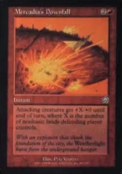 Mercadia's Downfall - Mercadian Masques: #205, Magic: The Gathering Lp R197 - Image 1