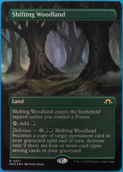 Shifting Woodland (Borderless) FOIL Modern Horizons 3 MINT (503664) ABUGames - Image 1