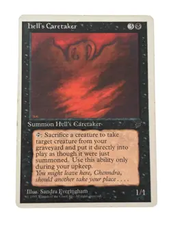 MTG Hell's Caretaker Chronicles Regular Heavy Play HP - Image 1