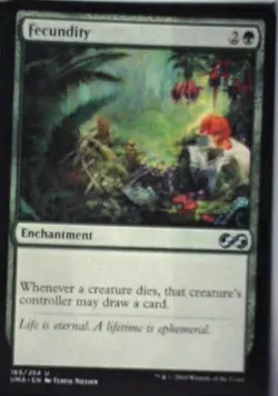 Fecundity - Ultimate Masters: #165, Magic: The Gathering Nm R192 - Image 1