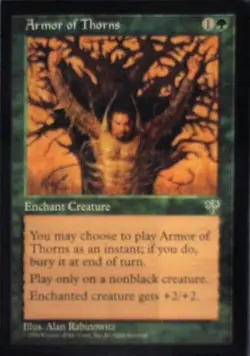 Armor of Thorns - Mirage: #206, Magic: The Gathering Nm R191 - Image 1