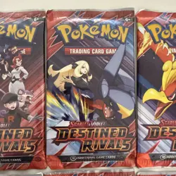 Destined Rivals Lot of 6 Packs Scarlet & Violet - Pokemon Booster Packs - New - Image 3