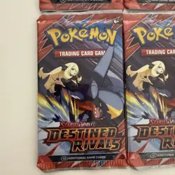 Destined Rivals Lot of 6 Packs Scarlet & Violet - Pokemon Booster Packs - New - Image 5