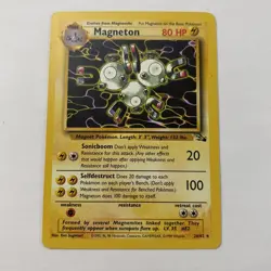 Magneton 26/62 Fossil Non Holo Unlimited WotC 1999 Vintage Pokemon TCG LP - Image 1